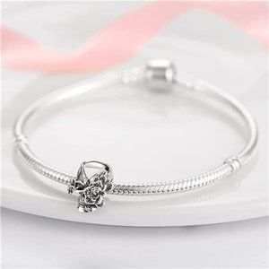 XinYouZhi Bracelet Charms DIY Sterling Silver Necklace Anklet Keychain Charm